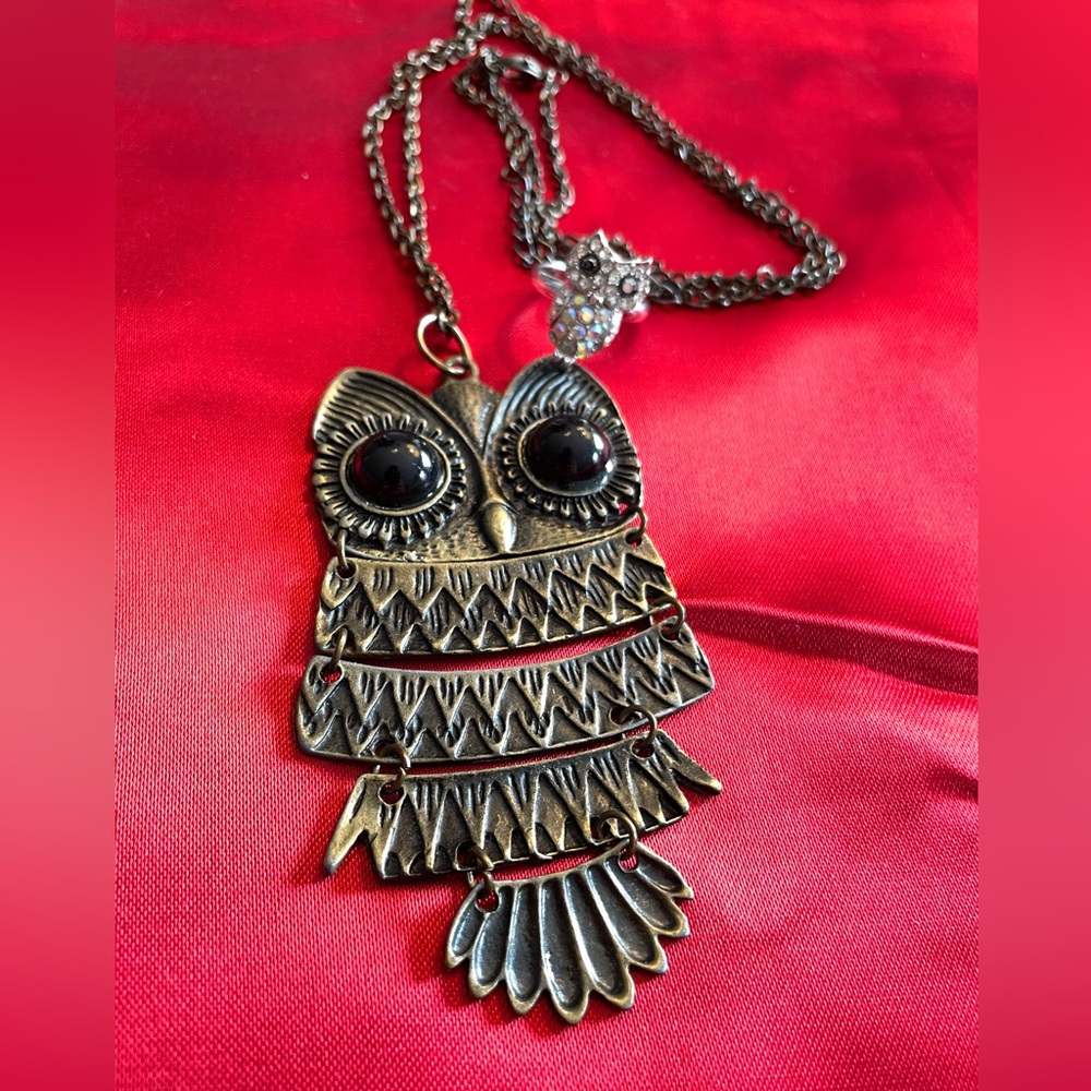 Owl Necklace & Ring - Picture 3 of 8